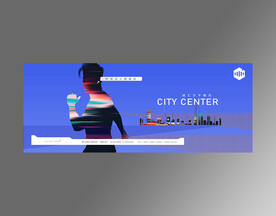 商业地产商业广场海报