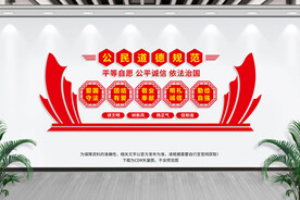 公民道德规范文化墙