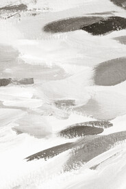 轻奢装饰画 灰白抽象画