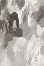 轻奢装饰画 灰白抽象画