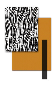 轻奢装饰画 弧线抽象画