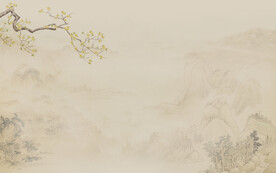 新中式花鸟画背景墙