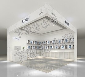 服装市场效果图