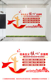 核心价值观文化墙设计