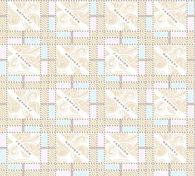 数码几何图印花