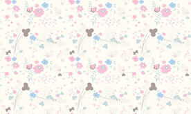 数码卡通小碎花