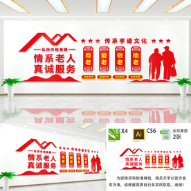 敬老院文化墙