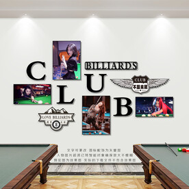 台球展板