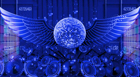 酒吧唱吧ktv背景墙