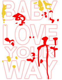 数码抽象英文裁片