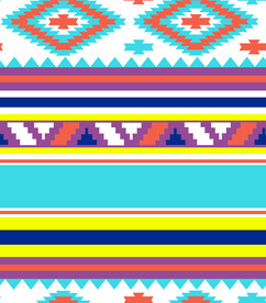 数码民族风印花几何