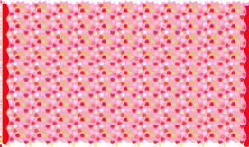 数码印花双边定位花