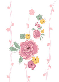 数码大花定位裁片