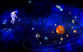 宇宙星空太阳系