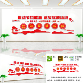 节约能源文化墙