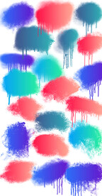 喷溅PNG格式效果图