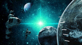 宇宙星球背景墙