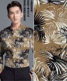 数码印花 男装潮牌几何泥彩大牌
