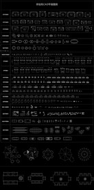 手绘风CAD家具图集