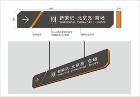 商场吊挂标识导视