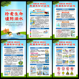 防溺水展板