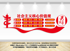 核心价值观文化墙