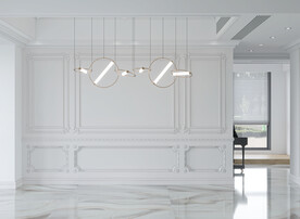 美式欧式餐厅空场景