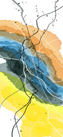 轻奢装饰画 抽象油画 水彩画