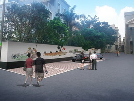 乡村振兴美丽乡村改造绿化效果图