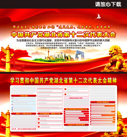 湖北省第十二次代表大会