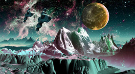 宇宙太空星球背景墙