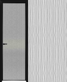 高清分层透明底仿夹丝平开门