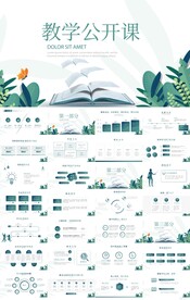 学校教学公开课工作总结PPT