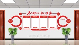 党员活动室文化墙