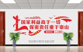国家安全文化墙