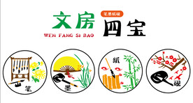 传统文化之文房四宝简笔画