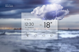 天气预报界面时间日期