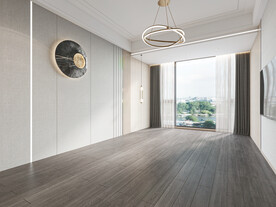 现代极简 轻奢客厅 空场景