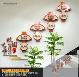 学校楼道文化墙