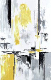 轻奢装饰画 抽象油画 彩绘