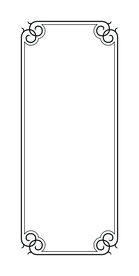 高清分层透明底平开门打印图