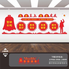 企业工厂工地安全生产标语文化墙