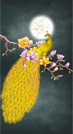 轻奢装饰画 孔雀