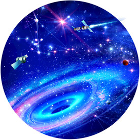 圆形星空吊顶