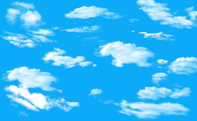 蓝天白云