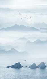 玄关山水画