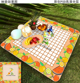 户外水果野餐垫