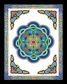 藏式风格展板标语