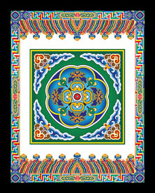 藏式风格展板标语