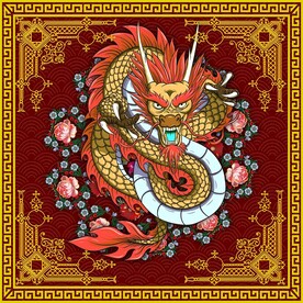 中国龙国潮风装饰画